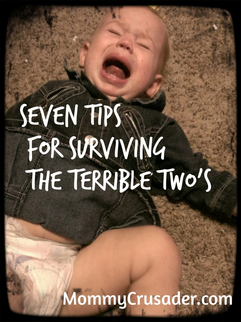 Seven tips for Surviving the Terrible Two's | MommyCrusader.com