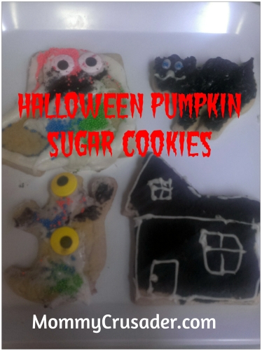 Halloween Pumpkin Sugar Cookies | MommyCrusader.com